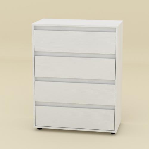 Комод 4 Компанит Білий (new1-1013)