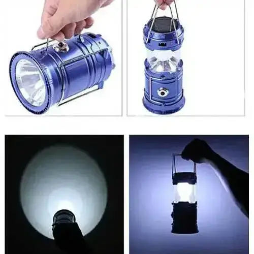 Кемпінгова переносна LED лампа OPT-TOP JH-5800T (Power Bank, сонячна панель) з павербанком Синій (1756375682) Кемпінгова переносна LED лампа OPT-TOP JH-5800T (Power Bank, сонячна панель) з павербанком Синій (1756375682)