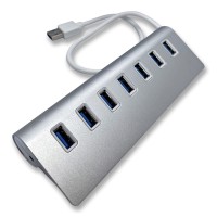 USB-хаб XON SmartHub Pro 7хUSB3.0 Сірий (UHAPM070073G 5009)