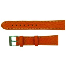 Ремінець для годинника зі шкіри Mykhail Ikhtyar 18 мм Помаранчевий (S409-18S orange)