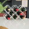 Підставка для пляшок вина Adore Décor Прованс 43х29х15 см Білий