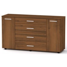 Комод 1-3-2 Компанит Горіх екко (130х38х73 см)