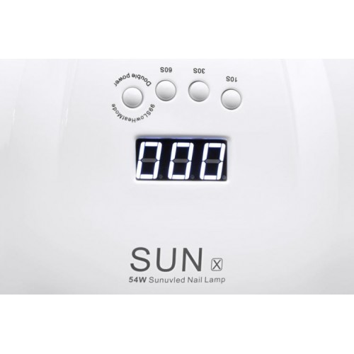 Гібридна лампа манікюрна SUN X UV+LED 54W White