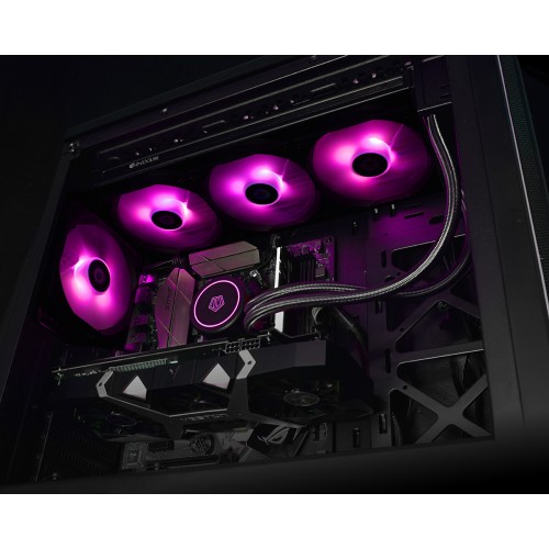 Система водяного охолодження ID-Cooling СВО Auraflow X 360, 396х120х27 мм, 4-pin (6573662)