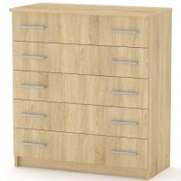 Комод Компаніт 5 Дуб сонома (80х38х89 см) Комод Компаніт 5 Дуб сонома (80х38х89 см)