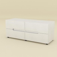 Тумба під ТВ-5 Стиль Компанит Білий (New-150) Тумба під ТВ-5 Стиль Компанит Білий (New-150)