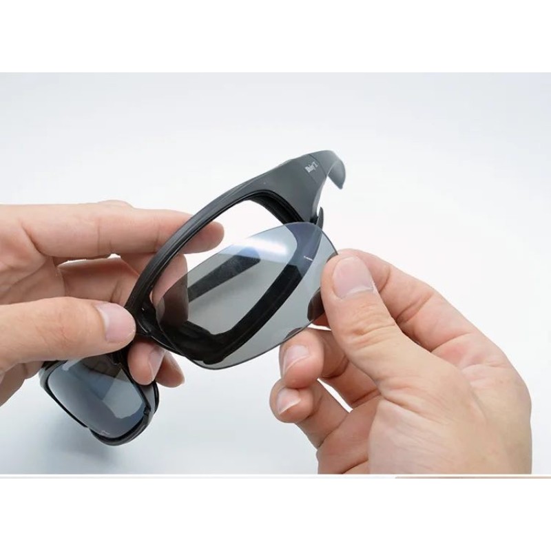 Окуляри тактичні Daisy X7 для військових із 4 змінними світлофільтрами Чорні