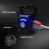 Ліхтар-брелок акумуляторний з карабіном Rablex RB439 60 мм Black
