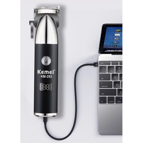 Машинка для стрижки та триммер для бороди Kemei Km-253 3 Вт (2112434074) Машинка для стрижки та триммер для бороди Kemei Km-253 3 Вт (2112434074)