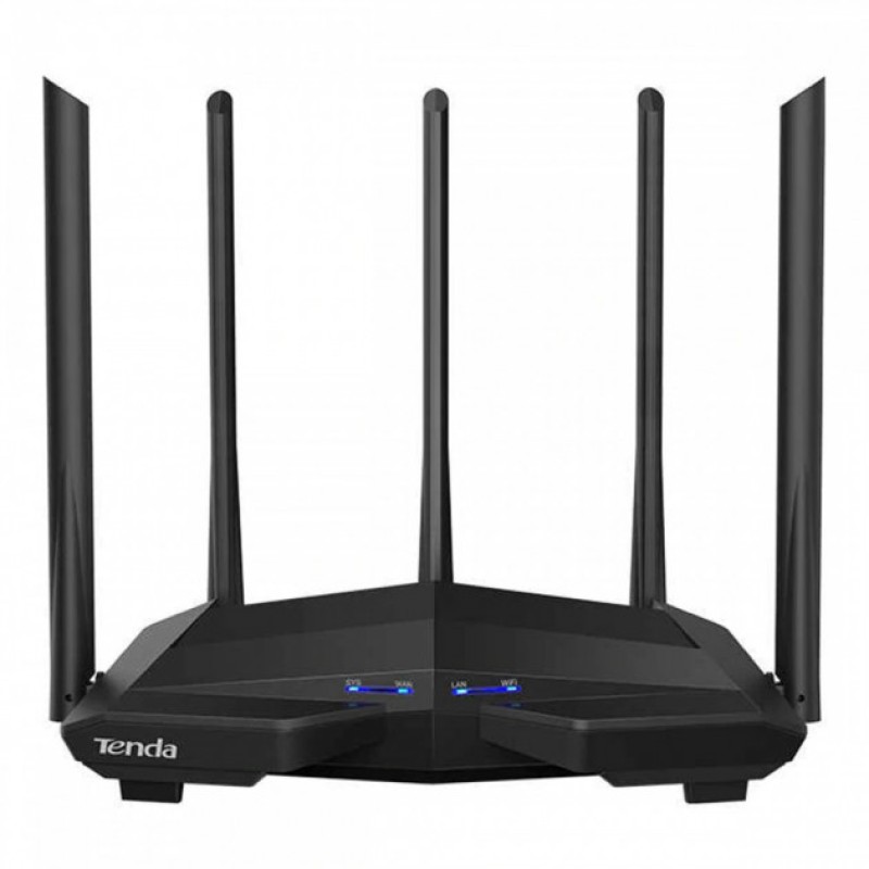 Роутер-маршрутизатор TENDA AC11 бездротовий чорний (JHFDJHFDU89DFD)
