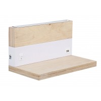 Настінний світильник Candellux Anet 25x14 см Бежево-білий (22-03386)