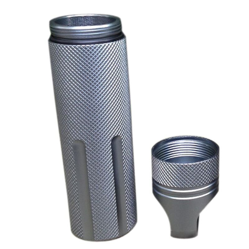 Тубус для зберігання речей водонепроникний з аерокосмічного алюмінію Gymtop SPB-3, сірий