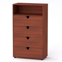 Комод МГ-7 тумба-1 Компаніт Яблуня (80х40х137,1 см) Комод МГ-7 тумба-1 Компаніт Яблуня (80х40х137,1 см)