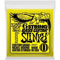Струни для бас-гітари Ernie Ball 2837 6 String Bass Guitar Slinky Nickel Wound 20w/90 Струни для бас-гітари Ernie Ball 2837 6 String Bass Guitar Slinky Nickel Wound 20w/90