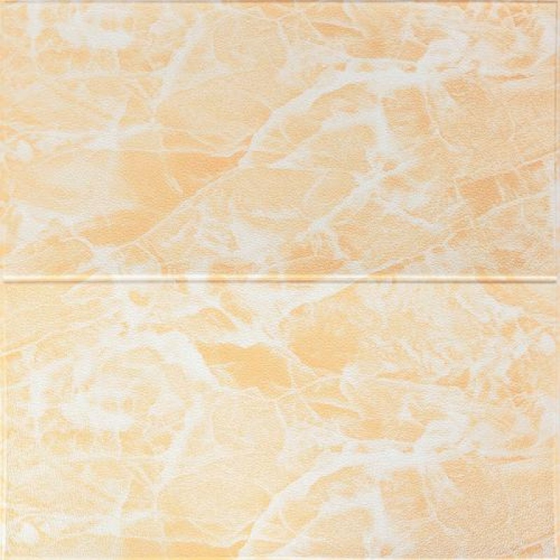 Самоклеюча стінова 3D панель Sticker Wall SW-00001343 700х700х4 мм Бежевий мармур