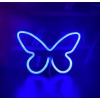 Настінний неоновий світильник нічник Angel Метелик Butterfly синій