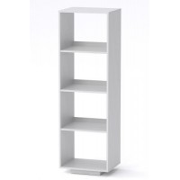 Стелаж Тумба 3 Компанит МГ 5 130х440х158 см Альба білий Стелаж Тумба 3 Компанит МГ 5 130х440х158 см Альба білий