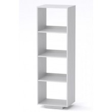 Стелаж Тумба 3 Компанит МГ 5 130х440х158 см Альба білий