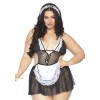 Костюм покоївки Leg Avenue Fantasy French Maid XL/XXL, сукня, трусики, пов’язка в інтернет супермаркеті PbayMarket!