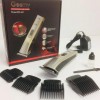 Акумуляторна машинка для стрижки волосся з насадками Gemei GM-657