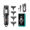 Машинка для стрижки волосся VGR V-918 LED-дисплей акумуляторна 4 насадки 5W Black