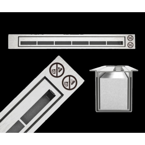 Біокамін GMT 900х400х120 BLACK MAT + СКЛО Біокамін GMT 900х400х120 BLACK MAT + СКЛО