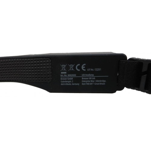 Акумуляторний налобний ліхтар Bresser LED 120 Lm Чорний (2584792543) Акумуляторний налобний ліхтар Bresser LED 120 Lm Чорний (2584792543)