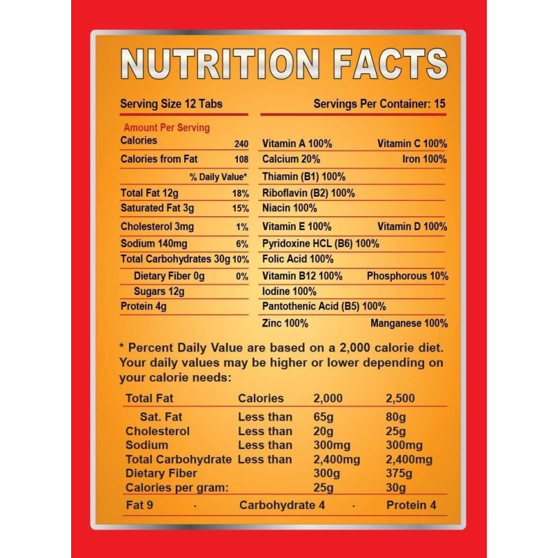 Їжа в таблетках (пігулки їжі) аварійний запас харчування на 15 днів 180 штук Survival Tabs, шоколадні