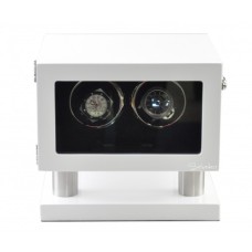 Скринька Salvadore для підзаводу 2 годинників 8002/WF/DF 2x2 Білий