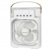 Настільний вентилятор No Brand з зволожувачем повітря Air Cooler Fan з USB та LED підсвічуванням 21x26x9 см Білий (2104618501)