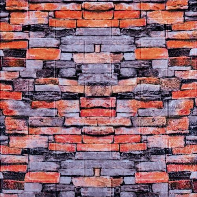 Декоративна 3D панель самоклейка під цеглу Катеринославський піщаник 700x770x3мм (045-3) Sticker Wall SW-00000692