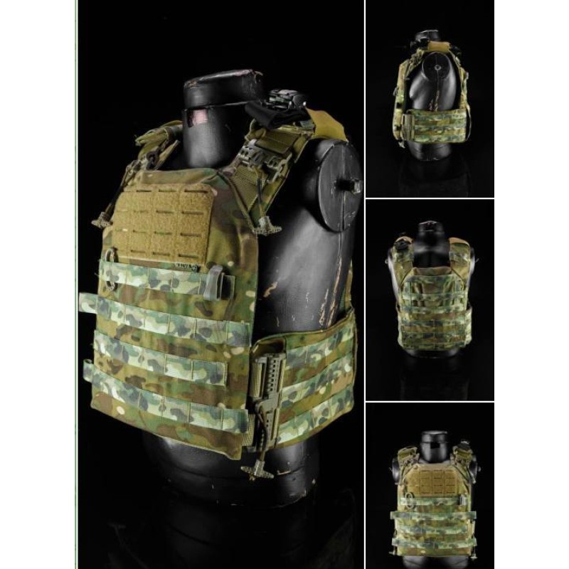 Плитоноска без плит зі швидким скиданням No Brand Cordura 1000D IRR One Size Мультикам (1747835778)