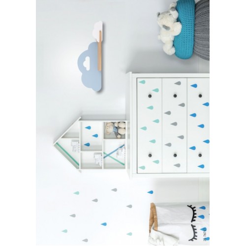 Настінний світильник Candellux Cloud 53x18.5 см Комбінований (21-33567)