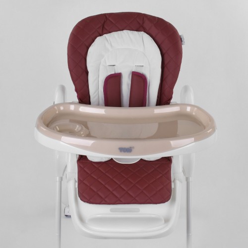 Стільчик для годування Toti W-22019 Burgundy/White (96508) Стільчик для годування Toti W-22019 Burgundy/White (96508)