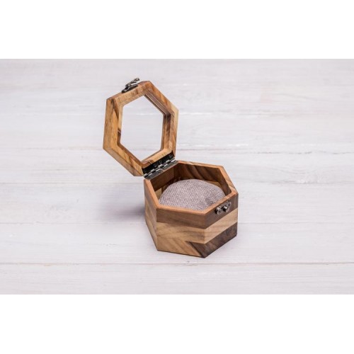 Коробочка для зберігання наручних годинників ecoWalnut 7.8х10.9х9.4 см Коробочка для зберігання наручних годинників ecoWalnut 7.8х10.9х9.4 см