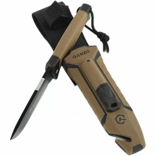 Ніж Ganzo G8012V2 Коричневий (1047-G8012V2-DY) Ніж Ganzo G8012V2 Коричневий (1047-G8012V2-DY)
