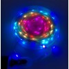 Світлодіодна стрічка LED 3528 RGB комплект 5 метрів, різнокольорова + пульт ДУ HMD 136-13128160