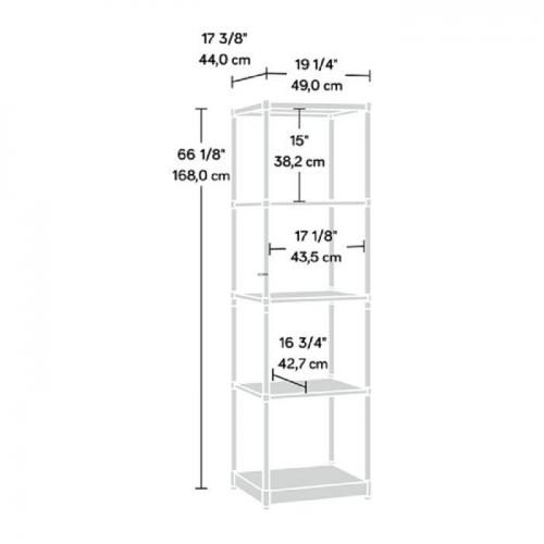 Стелаж GoodsMetall у стилі Лофт 1700х500х450 СТЖ1128 Стелаж GoodsMetall у стилі Лофт 1700х500х450 СТЖ1128