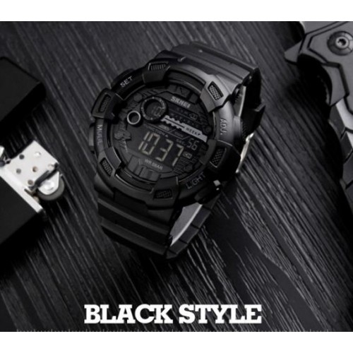 Наручний годинник чоловічий Skmei Champion 1243A Black (1160) Наручний годинник чоловічий Skmei Champion 1243A Black (1160)