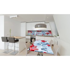 Наклейка вінілова на стіл Zatarga «Зимова Калина» 600х1200 мм Z180448st