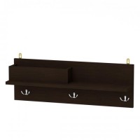 Полиця настінна Компаніт П-31 70х14.2х24 см Венге темний Полиця настінна Компаніт П-31 70х14.2х24 см Венге темний