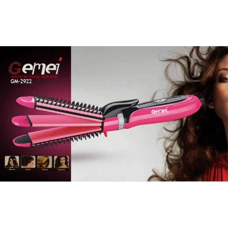 Стайлер Для Волосся 3 В 1 ProGemei Gm 2922 Рожевий (351747)