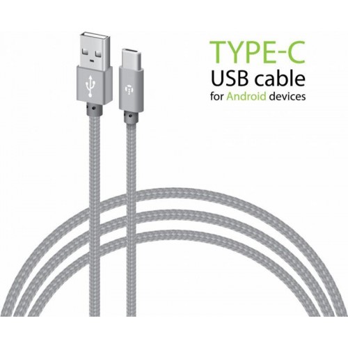 Кабель Intaleo CBGNYT1 USB-USB Type-C 2м Grey (1283126489136) в інтернет супермаркеті PbayMarket!