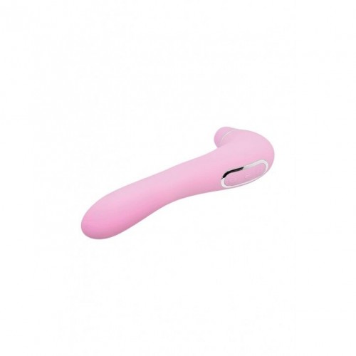 Вакуумний стимулятор з вібрацією Wooomy Smoooch Pink Clitoral Suction & Vibration, 10х2 режимів в інтернет супермаркеті PbayMarket!