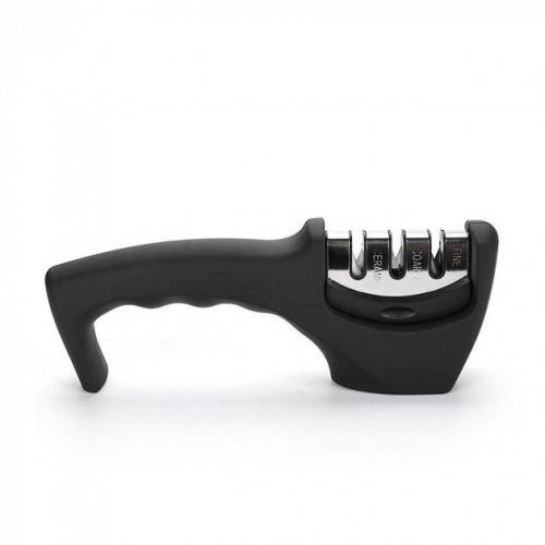Точилка для ножів RIAS Sharpener з трьома видами заточування Black (3_03119) Точилка для ножів RIAS Sharpener з трьома видами заточування Black (3_03119)