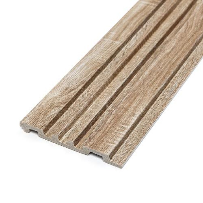 Декоративна стінова рейка Sticker Wall PS 2900x120x12 мм Дуб (SW-00002136)