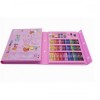 Великий художній набір з мольбертом для малювання та дитячої творчості у валізці для дітей 208 предметів Рожевий+Набір Малюй світлом