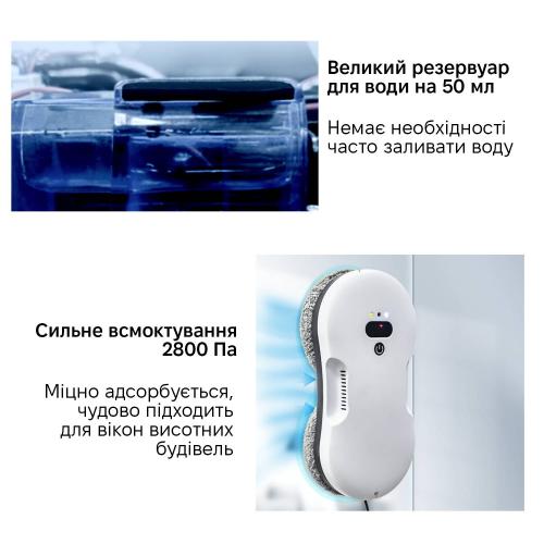 Робот для миття вікон Inspire RN2-17 2 розпилювача White