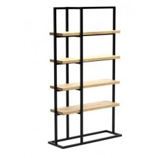 Стелаж для зберігання в стилі Loft NS-1718 2130x1200x400 мм Черный
