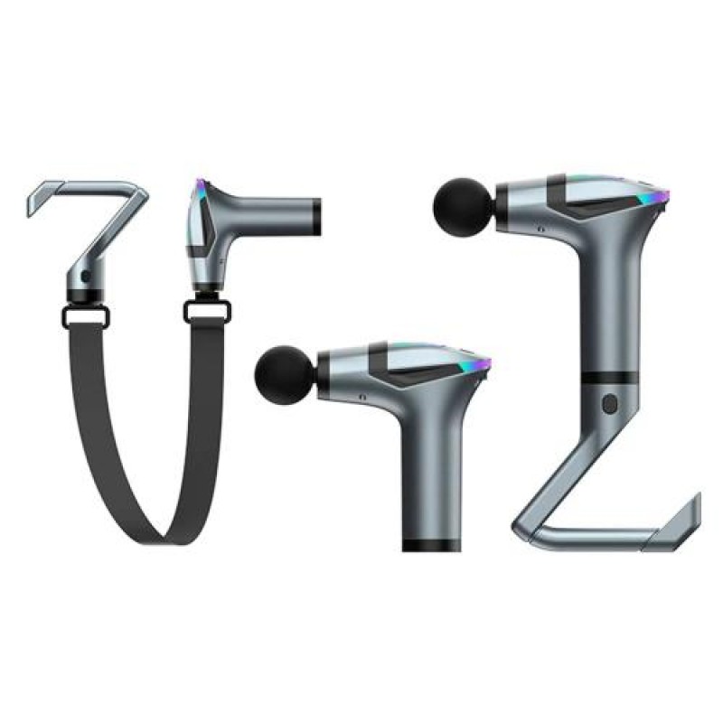 Ручний акумуляторний масажний пістолет для всього тіла Inspire SL-887 Grey